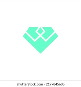 signo vectorial del diseño del logotipo de joyería de diamantes