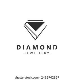 Diamond jewelry Logo, jewelry shop business identity, emblem, creative design 