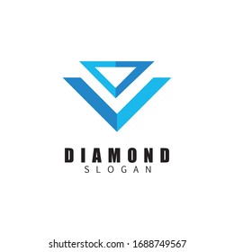 Diamond  jewelry Logo Template vector icon illustration design