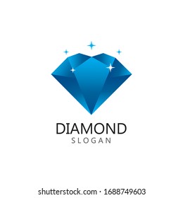 Diamond-Schmuck Logo Vorlage Vektorillustration Symbol Design Illustration