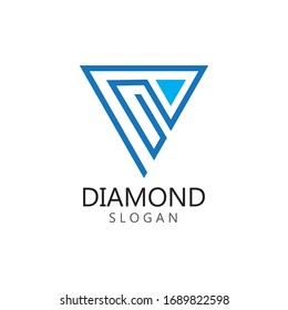Diamond  jewelry Logo Template vector icon illustration design
