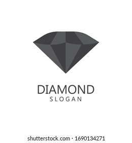 Diseño de ilustración vectorial de la plantilla de logotipo de joyas de diamantes