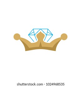 Diamond King Logo Icon Design