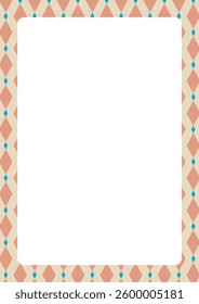 Diamond lattice pattern background illustration