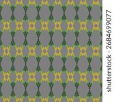 ​Geometric diamond lattice pattern with repeating 