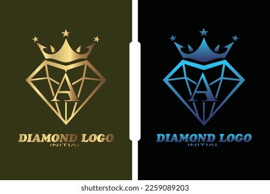 A diamond Letter logo template for your branding.