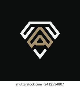 Diamond letter A logo vector. Simple and modern. Very suitable for any industry, especially related to logos.