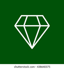 diamond line icon