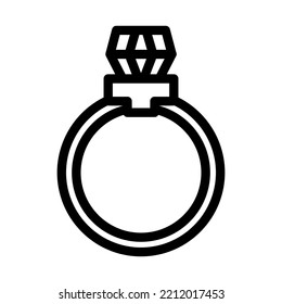 diamond line icon illustration vector graphic
