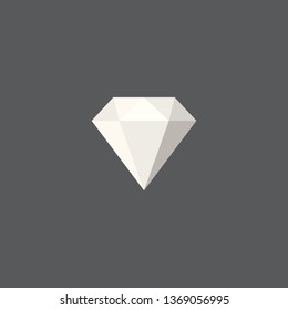 Diamond line icon, outline vector sign, linear style pictogram isolated on white. Gemstone symbol, logo illustration.