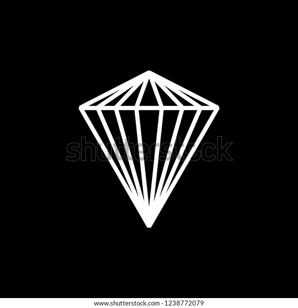 Diamond Line Logo Vector Stock Vector (Royalty Free) 1238772079 ...