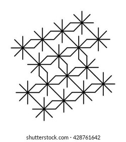 Diamond and Lines pattern