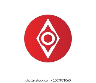 diamond logo business template vector icon