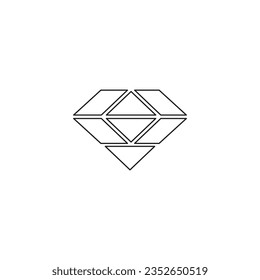 Diamantenlogo mit charmantem Look, 088