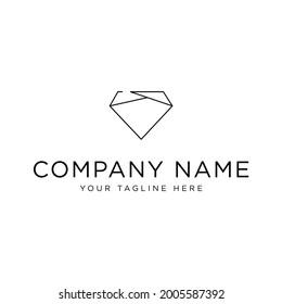 logotipo de diamante para la empresa, adecuado para todo tipo de empresas o empresas