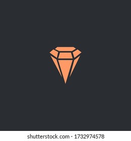diamond logo design conceptual vector illustration template