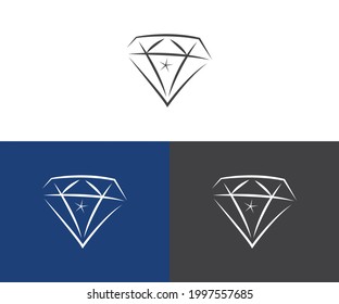 Diseño del logotipo Diamond Creative Modern Trendy