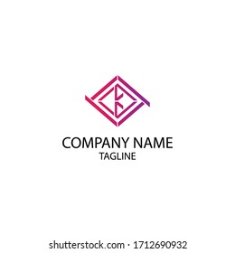 Diamond logo with design element letter K. Can be used for icon.