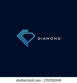 Diamond logo design icon vector template