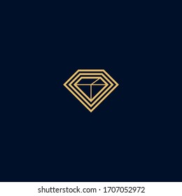 Plantilla vectorial de icono de diseño de logotipo de diamantes