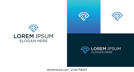 Diamond logo design icon vector template