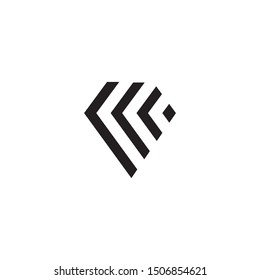 Diamond logo design inspiration vector template