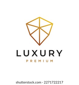 Diamond Logo Design, Modern Shape Suitable for Jewelry Company Logo