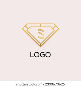 Diamond Logo Design. New style logo and icon for your business. Abstract  Diamond Vector Design. Brand Identity emblem, designs concept, logos, logotype element for template.