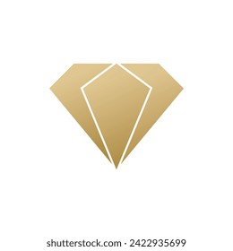 Diamond logo design with premium concept