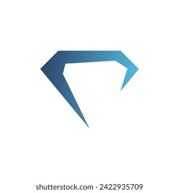 Diamond logo design with premium concept