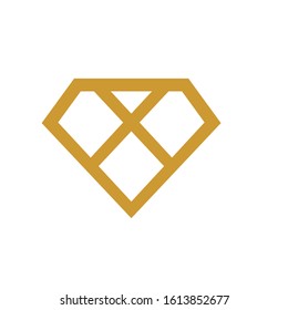 diamond logo design simple modern template