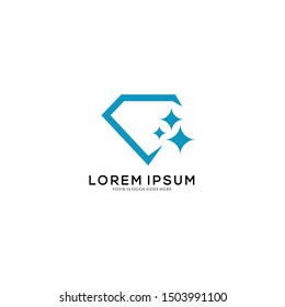 Diamond Logo Design Template. Vector illustration.