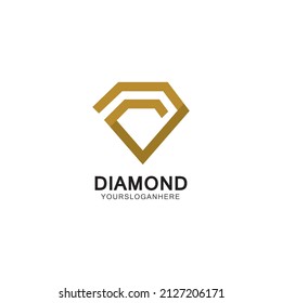 Diamond Logo Design Template. Vector illustration.