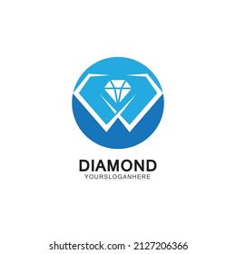 Diamond Logo Design Template. Vector illustration.