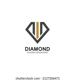 Diamond Logo Design Template. Vector illustration.