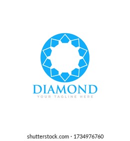 Diamond Logo Design Vector Illustration