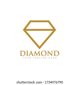 Diamond Logo Design Vector Illustration