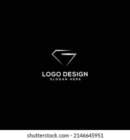 Diamond logo design vector illustration