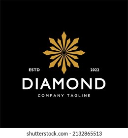 Diamond Logo Designs Vector. Ornament Diamond Logo Vector.