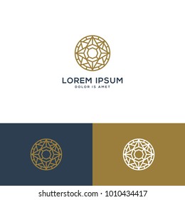 logotipo de diamante, diseño geométrico con forma de diamante
