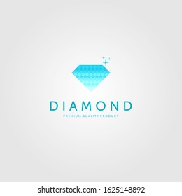 diamond logo halftone icon vector illustration design