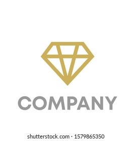 diamond logo icon design template sign