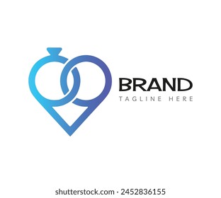 Diamond logo icon design template elements. Usable for Branding and Business Logos.
