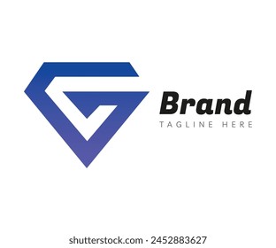Elementos de Plantilla de diseño de icono de logotipo de diamante. Se puede utilizar para logotipos de marca y de empresa.
