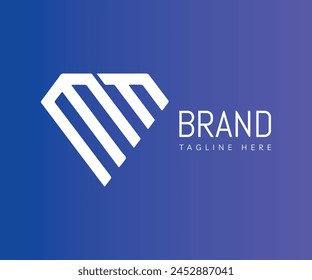Diamond logo icon design template elements. Usable for Branding and Business Logos.
