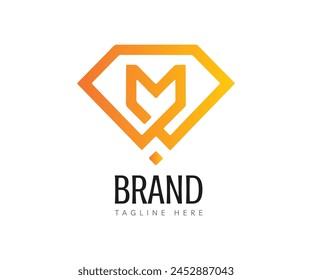 Diamond logo icon design template elements. Usable for Branding and Business Logos.
