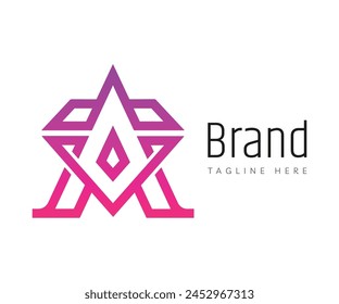 Elementos de Plantilla de diseño de icono de logotipo de diamante. Se puede utilizar para logotipos de marca y de empresa.
