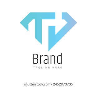 Diamond logo icon design template elements. Usable for Branding and Business Logos.
