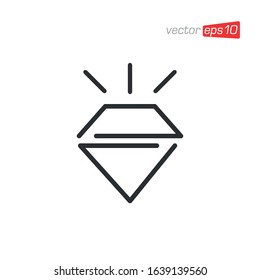 Diamond Logo Icon Design Vector