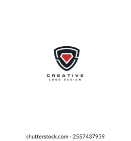 Diamond logo icon flat vector design
